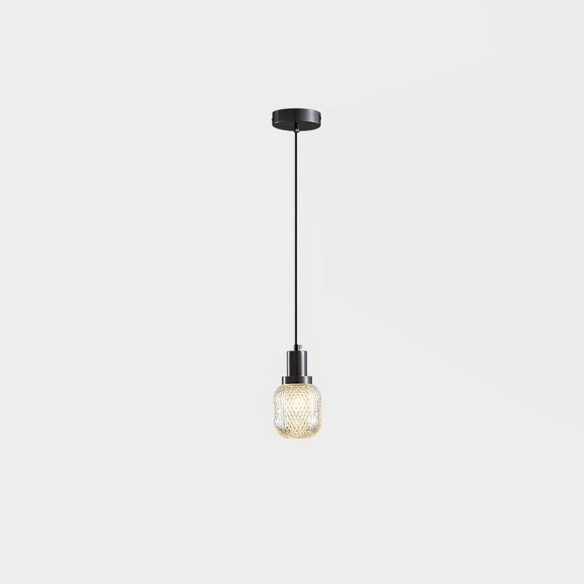 Crystal Glass Perfume Bottle Pendant Light