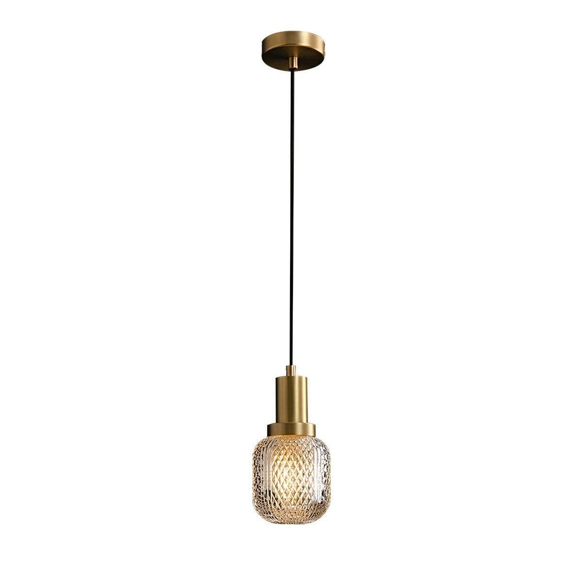 Crystal Glass Perfume Bottle Pendant Light