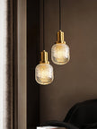 Crystal Glass Perfume Bottle Pendant Light