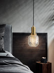 Crystal Glass Perfume Bottle Pendant Light
