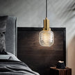 Crystal Glass Perfume Bottle Pendant Light