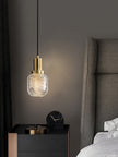 Crystal Glass Perfume Bottle Pendant Light