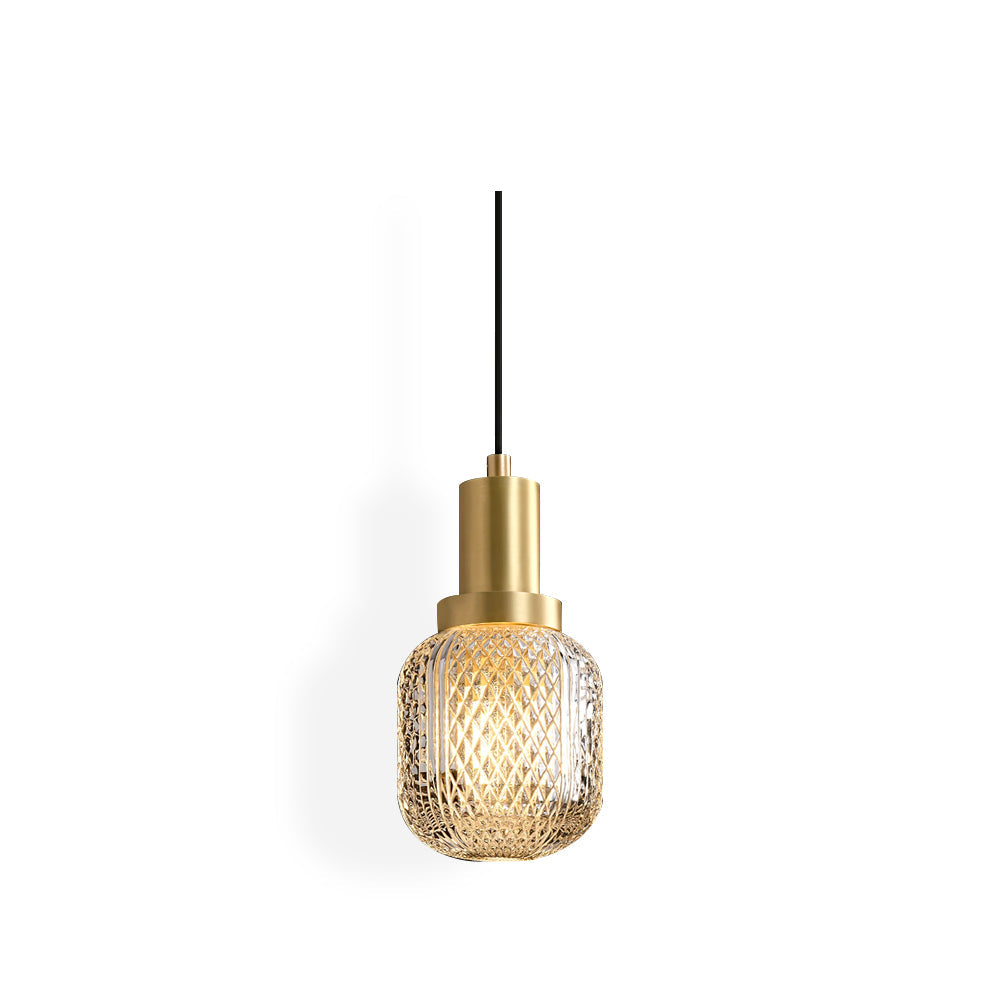 Crystal Glass Perfume Bottle Pendant Light