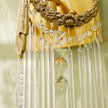 Calvrane Crystal Bowtie Brass Wall Sconce