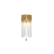 Calvrane Crystal Bowtie Brass Wall Sconce