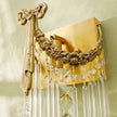 Calvrane Crystal Bowtie Brass Wall Sconce