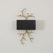 Modern Brass Branch Wall Sconce