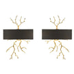 Modern Brass Branch Wall Sconce