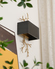 Modern Brass Branch Wall Sconce