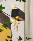 Modern Brass Branch Wall Sconce