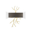 Modern Brass Branch Wall Sconce
