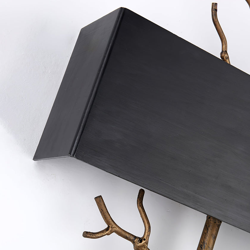 Modern Brass Branch Wall Sconce
