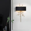 Modern Brass Branch Wall Sconce