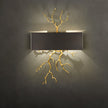 Modern Brass Branch Wall Sconce