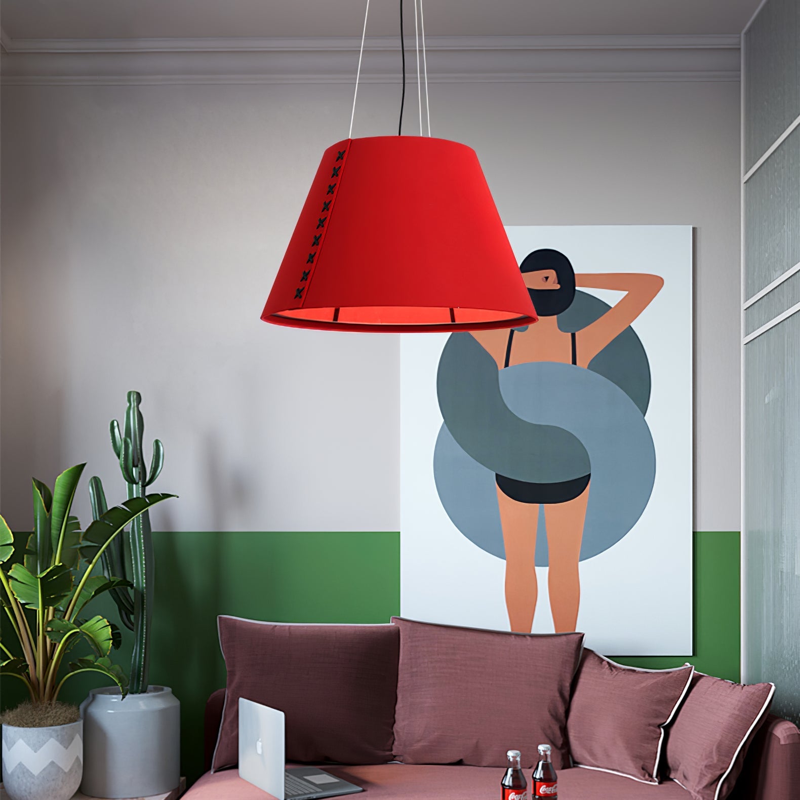 Felt Sound-Absorbing Pendant Lamp