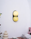 Calvrane Glass Domed Dual-Light Wall Sconce