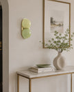 Calvrane Glass Domed Dual-Light Wall Sconce