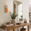 Calvrane Glass Domed Dual-Light Wall Sconce