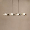 Calvrane Brass Linear Drum Chandelier