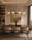 Calvrane Brass Multi-Arm Drum Chandelier