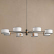 Calvrane Brass Multi-Arm Drum Chandelier