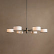 Calvrane Brass Multi-Arm Drum Chandelier