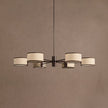 Calvrane Brass Multi-Arm Drum Chandelier