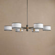 Calvrane Brass Multi-Arm Drum Chandelier