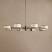 Calvrane Brass Multi-Arm Drum Chandelier