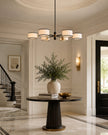 Calvrane Brass Multi-Arm Drum Chandelier