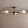 Calvrane Brass Multi-Arm Drum Ceiling Light