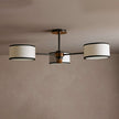 Calvrane Brass Multi-Arm Drum Ceiling Light