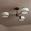 Calvrane Brass Multi-Arm Drum Ceiling Light