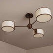 Calvrane Brass Multi-Arm Drum Ceiling Light