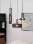 Minimalist Concrete Stone Cylinder Pendant Lamp