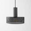 Minimalist Concrete Stone Cylinder Pendant Lamp