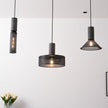 Minimalist Concrete Stone Cylinder Pendant Lamp