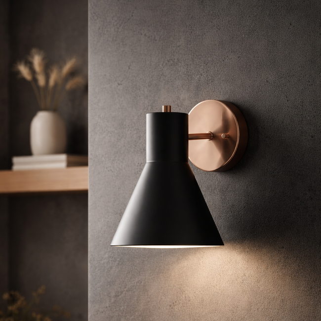 Vanta Light Dimmable Armed Sconce