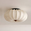 Calvrane Pleated Fabric Semi-Flush Ceiling Light