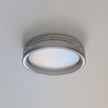 Calvrane Fluted Glass Drum Ceiling Light