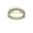 Calvrane Fluted Glass Drum Ceiling Light