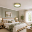 Calvrane Fluted Glass Drum Ceiling Light