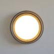 Calvrane Fluted Glass Drum Ceiling Light