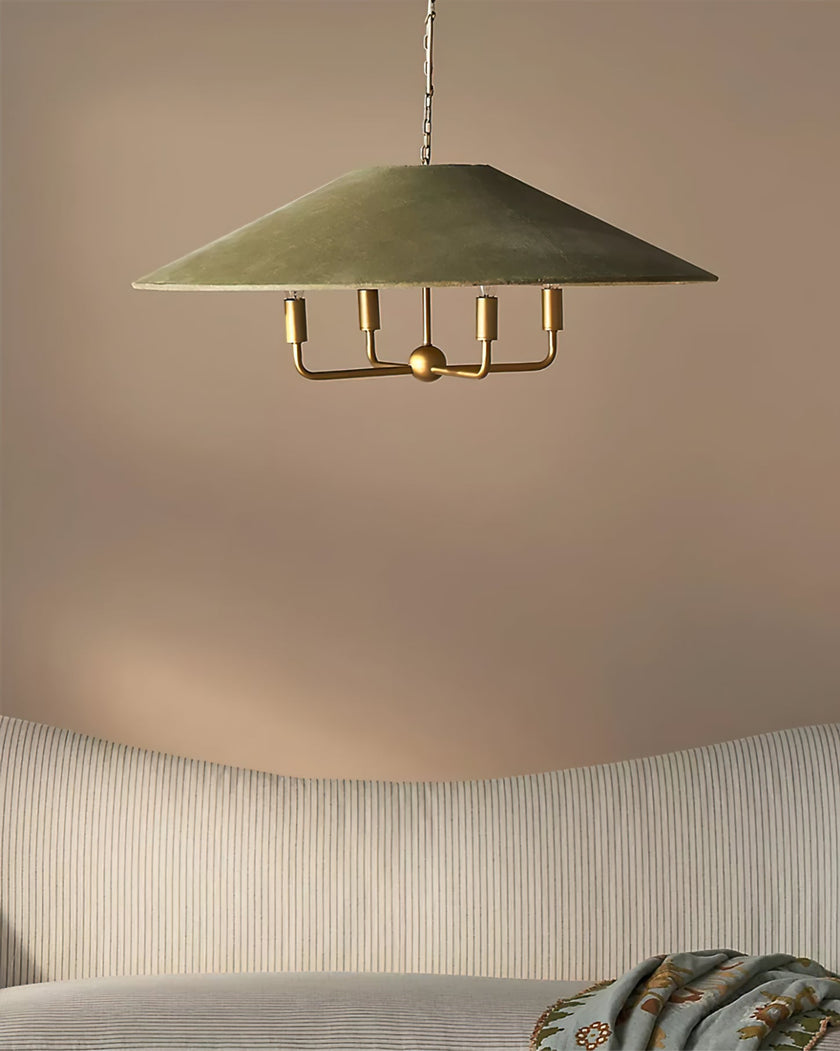 Calvrane Conical Fabric Pendant Light