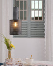 Minimalist Concrete Stone Cylinder Pendant Lamp