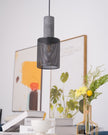 Minimalist Concrete Stone Cylinder Pendant Lamp