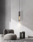 Minimalist Concrete Stone Cylinder Pendant Lamp