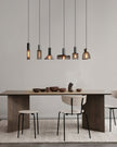 Minimalist Concrete Stone Cylinder Pendant Lamp