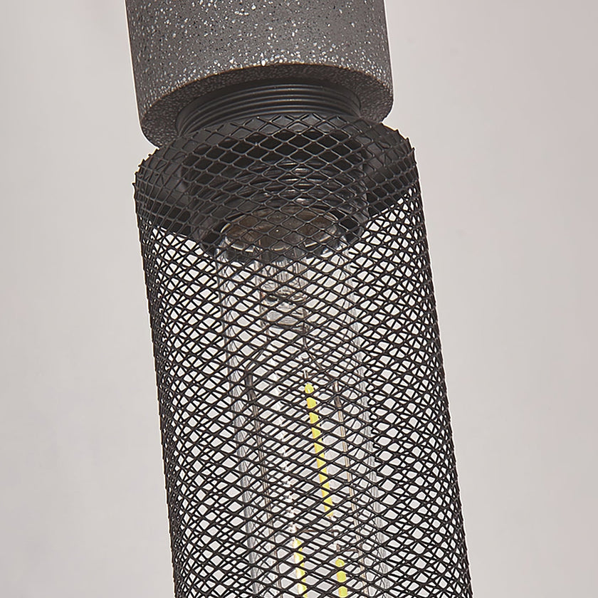 Minimalist Concrete Stone Cylinder Pendant Lamp
