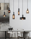 Minimalist Concrete Stone Cylinder Pendant Lamp